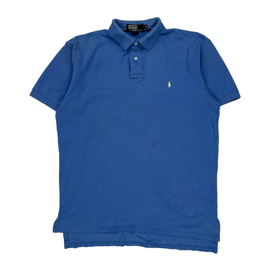 Polo By Ralph Lauren Polo Shirt - Medium Blue Cotton
