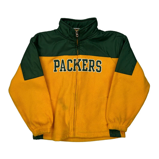 Age 6-7 Nfl Football Fleece Jacket - Small Green Polyester
