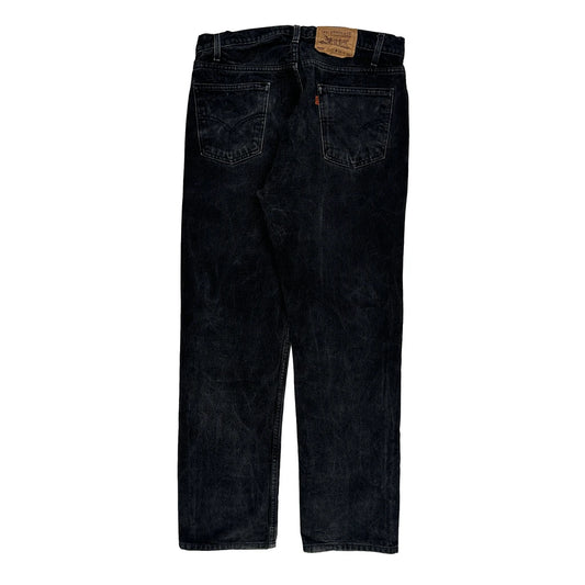 505 Levis Jeans - 33W 30L Black Cotton