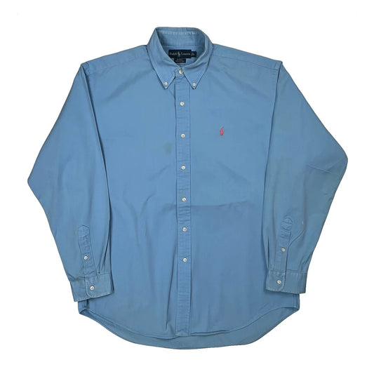 Blake Ralph Lauren Shirt - Large Blue Cotton