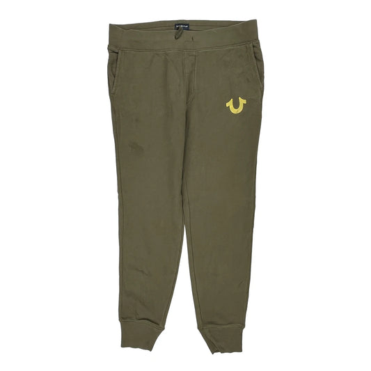 True Religion Joggers - Large Green Cotton