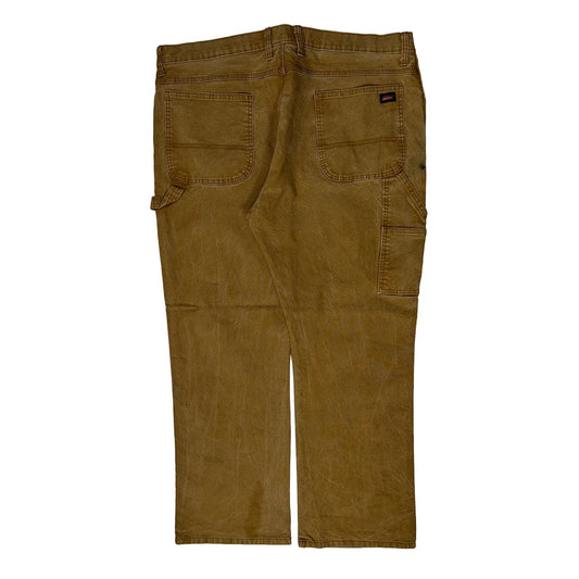 Vintage Dickies Carpenter Trousers - 41W 29L Brown Cotton