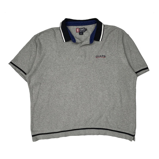 Chaps Ralph Lauren Polo Shirt - XL Grey Cotton