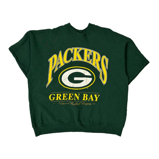 Vintage Green Bay Packers Lee Sport Nfl Sweatshirt - Large Green Cotton