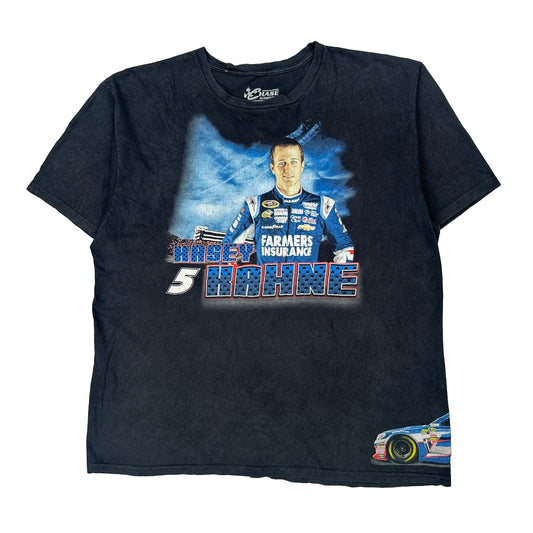 Farmers Insurance Chase Authentics Nascar T-Shirt - 2XL Black Cotton