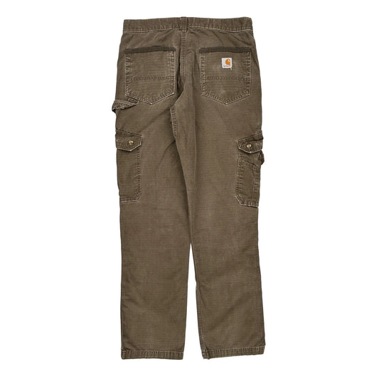 Carhartt Cargo Trousers - 32W 33L Brown Cotton