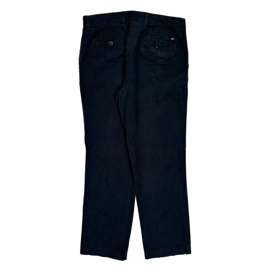 Tommy Hilfiger Chinos - 34W 31L Black Cotton