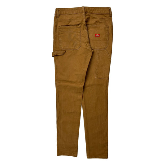 Dickies Carpenter Trousers - 29W 31L Brown Cotton