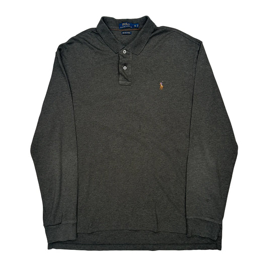 Polo By Ralph Lauren Polo Shirt - XL Grey Cotton