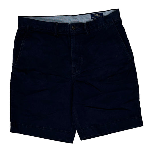 Polo By Ralph Lauren Chino Shorts - 31W 9L Navy Cotton Blend