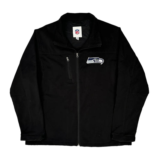 Seattle Seahawks Nfl Football Jacket - XL Black Polyester