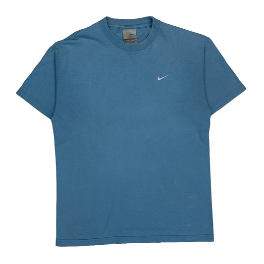 Nike T-Shirt - Medium Blue Cotton