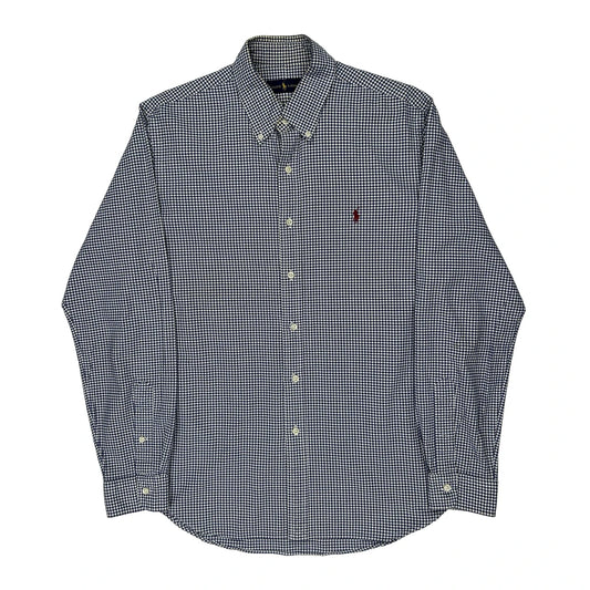 Ralph Lauren Checked Shirt - Large Blue Cotton