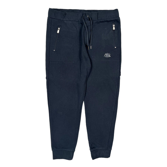 Armani Exchange Joggers - Large Navy Cotton
