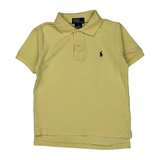 Age 5 Polo By Ralph Lauren Polo Shirt - XS Yellow Cotton