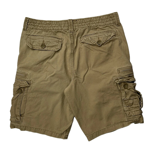 Vintage Quiksilver Cargo Shorts - 34W 11L Beige Cotton