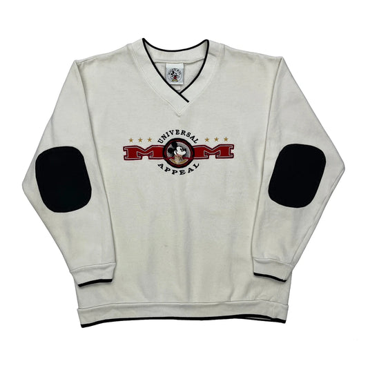 Universal Appeal Disney Graphic Sweatshirt - Medium White Cotton