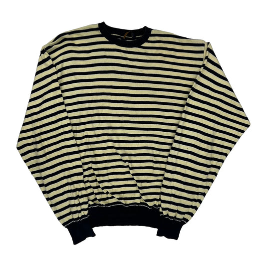 Golf Tommy Hilfiger Striped Jumper - No Size Black & White Cotton