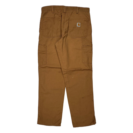 Carhartt Carpenter Jeans - 33W 32L Brown Cotton Blend