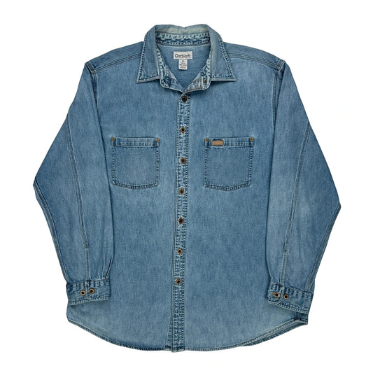 Carhartt Denim Shirt - XL Blue Cotton