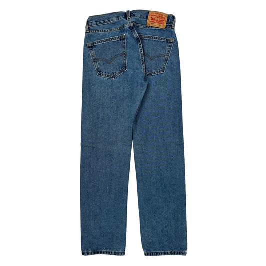 505 Levis Jeans - 30W 32L Blue Cotton