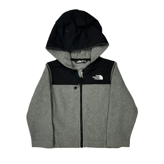 Vintage Age 3 The North Face Hoodie - XS Grey Polyester