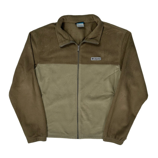 Columbia Fleece Jacket - XL Brown Polyester