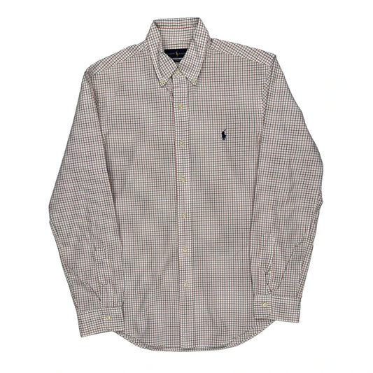 Ralph Lauren Checked Shirt - Medium Blue Cotton