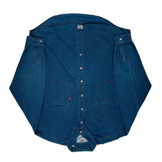 Levis Denim Shirt - XL Blue Cotton