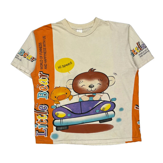 Little Bear Unbranded Cartoon T-Shirt - Large Orange Cotton