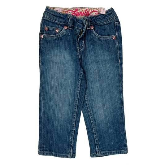 Age 7 Levis Jeans - Small Blue Cotton