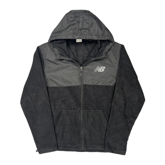 New Balance Fleece Jacket - Medium Black Polyester