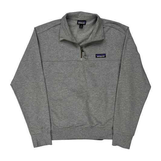 Patagonia 1/4 Zip - XS Grey Cotton