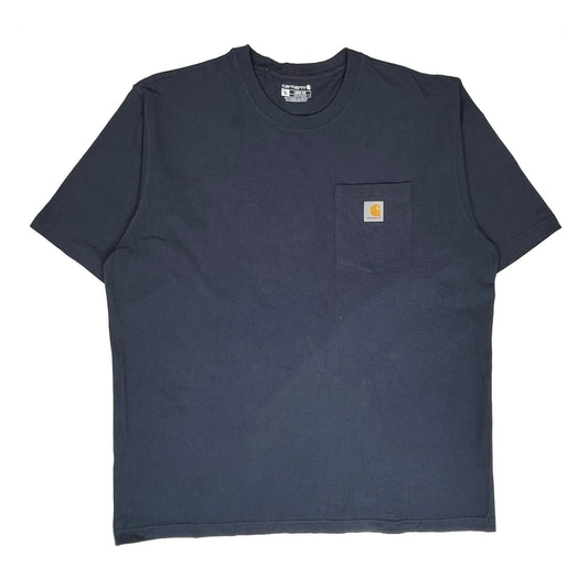 Vintage Carhartt T-Shirt - XL Navy Cotton