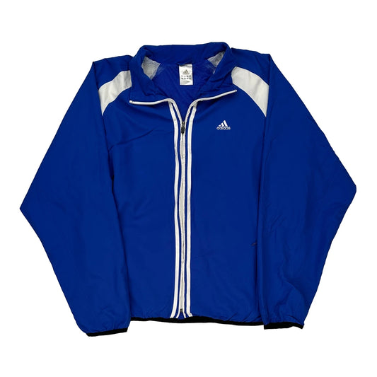 Adidas Jacket - Medium Blue Polyester