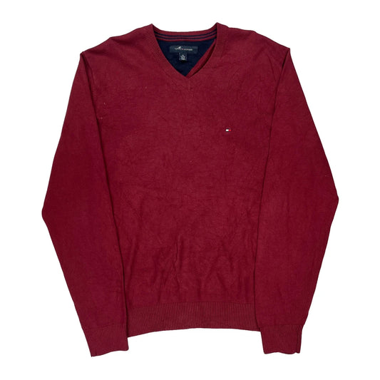 Tommy Hilfiger Jumper - XL Red Cotton
