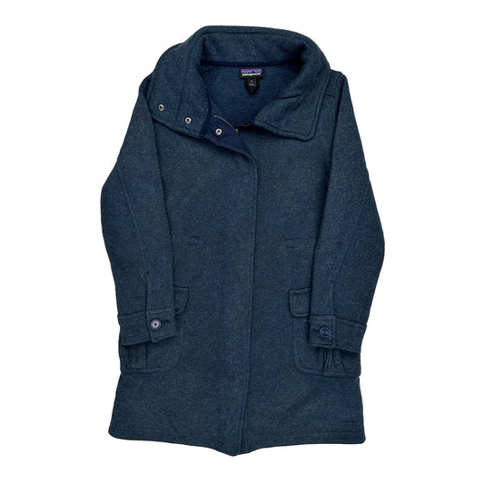Patagonia Coat - Small Blue Polyester
