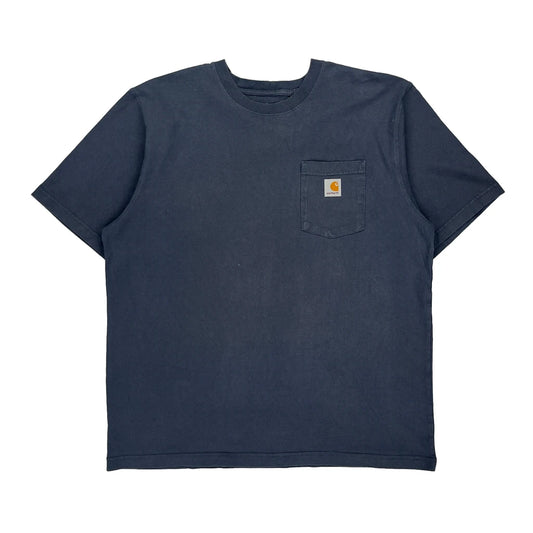 Loose Fit Carhartt T-Shirt - XL Blue Cotton
