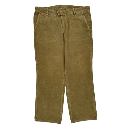 Gant Cord Trousers - 36″ Waist Khaki Cotton