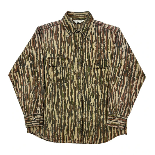 Made In USA Black Duck Camo Shirt - Large Camo Cotton