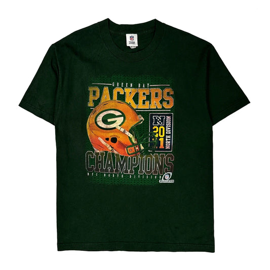 Vintage Green Bay Packers Nfl T-Shirt - Large Green Cotton