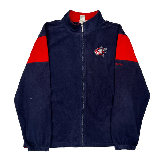 Columbus Blue Jackets Reebok Fleece - 2XL Navy Polyester