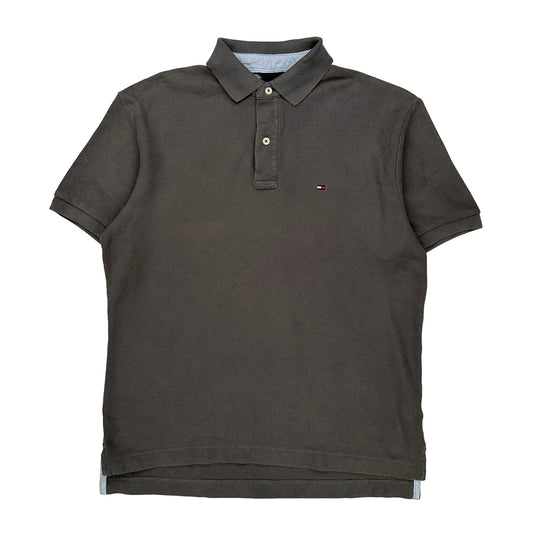 Tommy Hilfiger Polo Shirt - Medium Brown Cotton