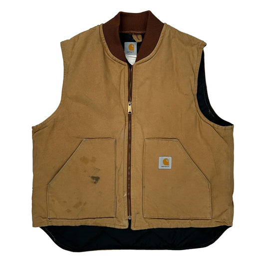 Carhartt Gilet - Large Brown Cotton