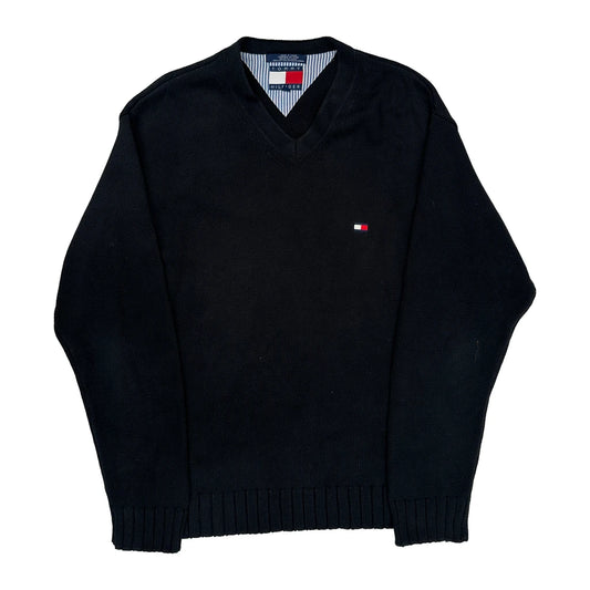 Tommy Hilfiger Jumper - Large Black Cotton