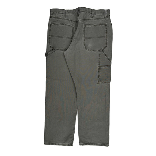 Vintage Unbranded Carpenter Trousers - 36W 30L Grey Cotton