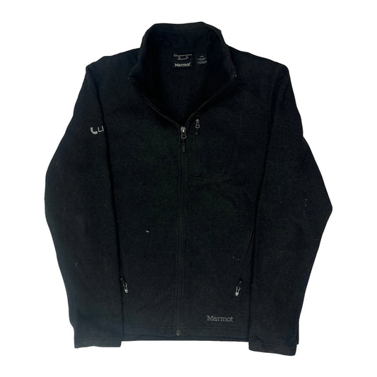 Marmot Fleece Jacket - Large Black Polyester
