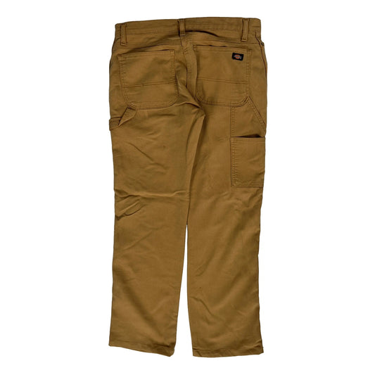 Dickies Carpenter Trousers - 30W 29L Brown Cotton Blend