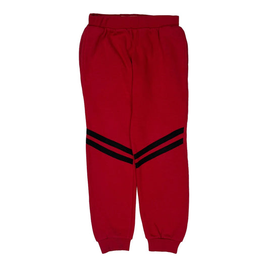 Age 7 True Religion Striped Joggers - Small Red Cotton