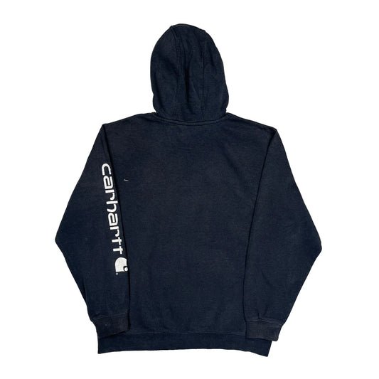 Carhartt Hoodie - Large Navy Cotton